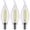 3 Pack - 4.5w CA11 LED E12 Candelabra base 2700K Soft White Bulb
